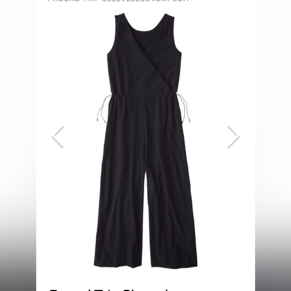Title Nine Round Trip Sleeveless Jumpsuit Black